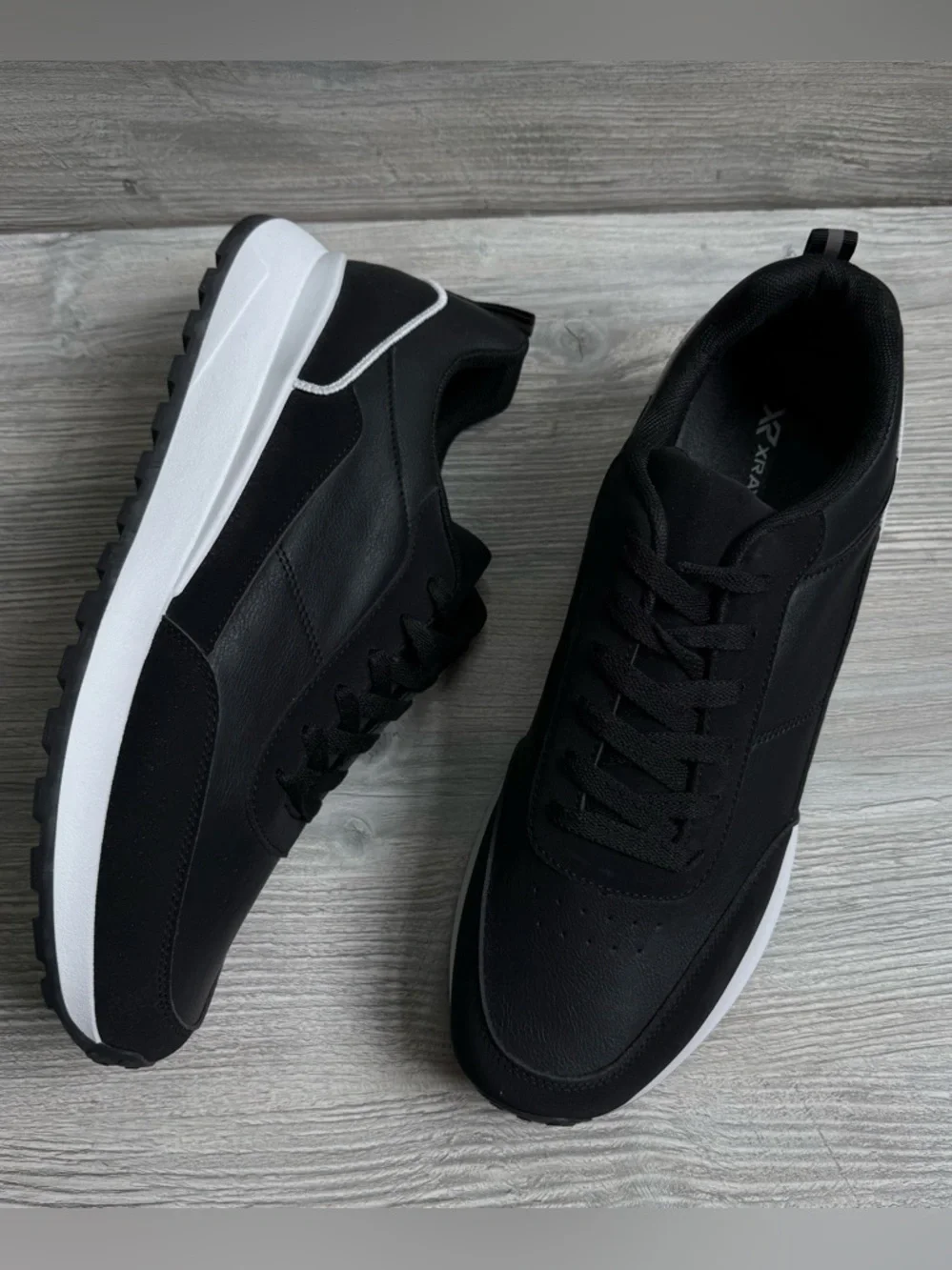 Men's XRay Black Low-Top Athletic Sneakers - Comfortable Everyday Shoes size 13